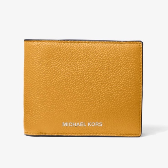 Michael Kors Cooper Pebbled Leather Billfold Wallet NEW - Picture 1 of 2